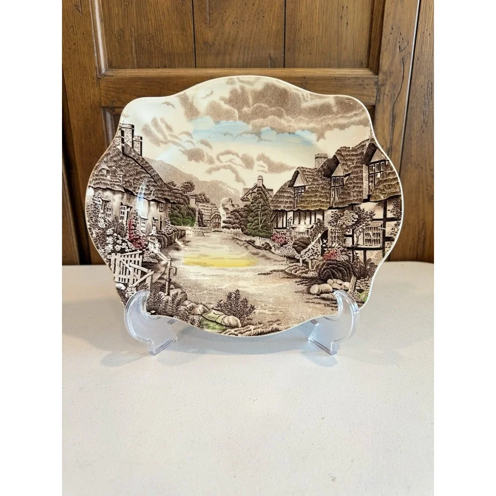 Vintage Johnson Brothers Olde English Countryside Serving Platter England 12